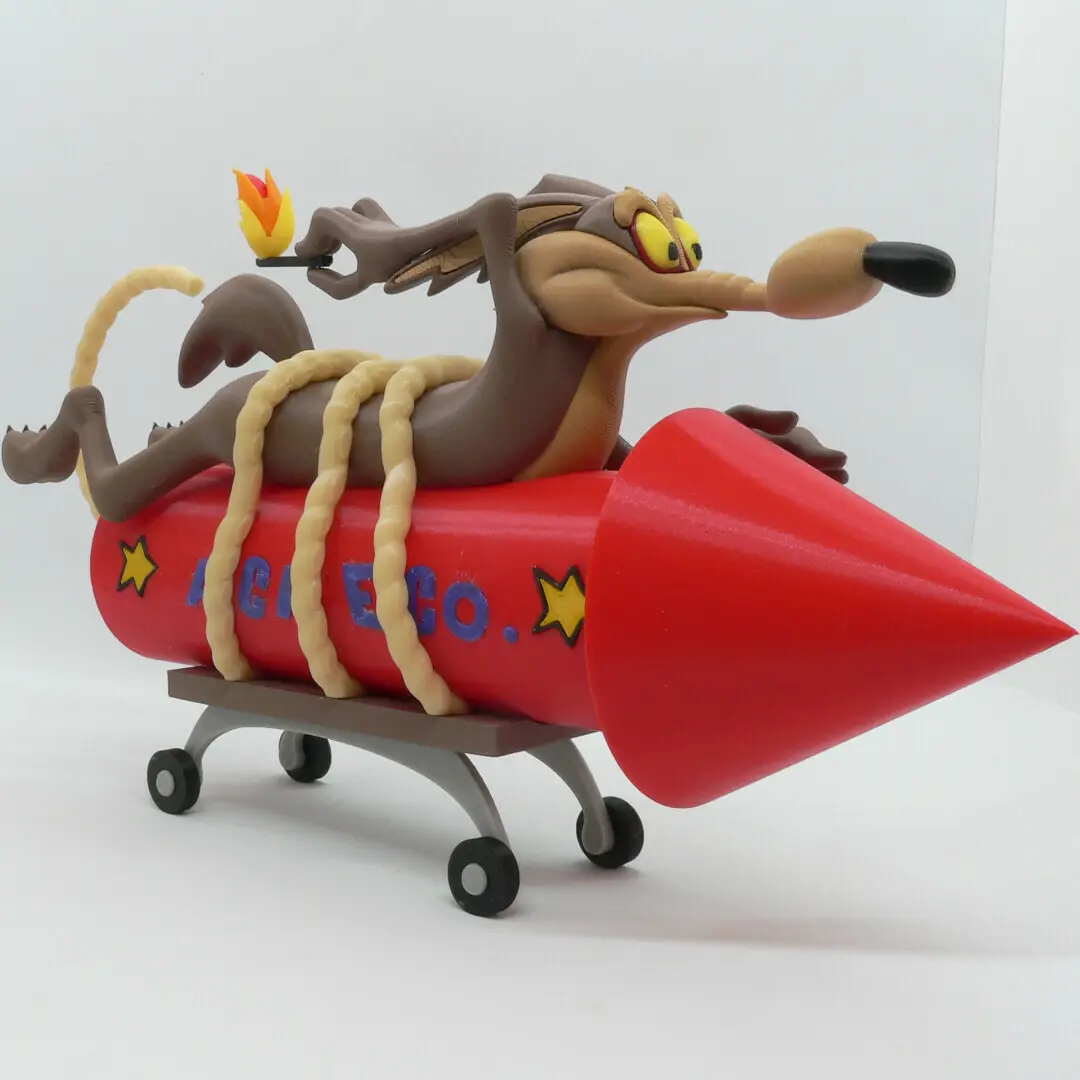 Wile E. Coyote — modelo 3D