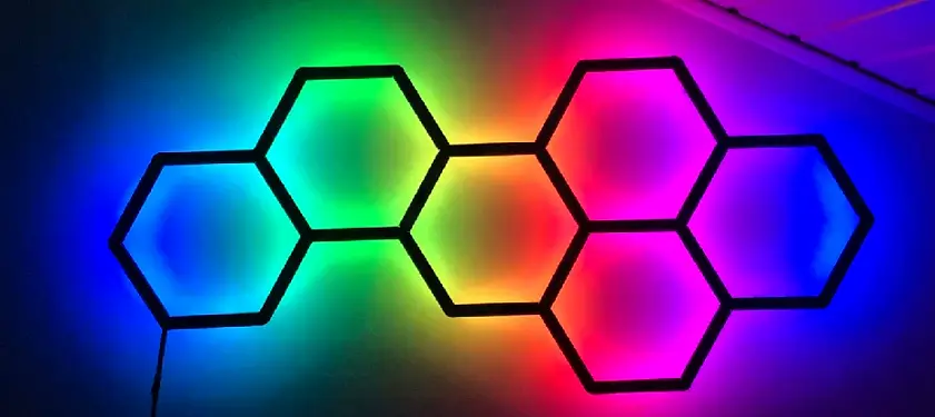 Hexagon lamp — modelo 3D