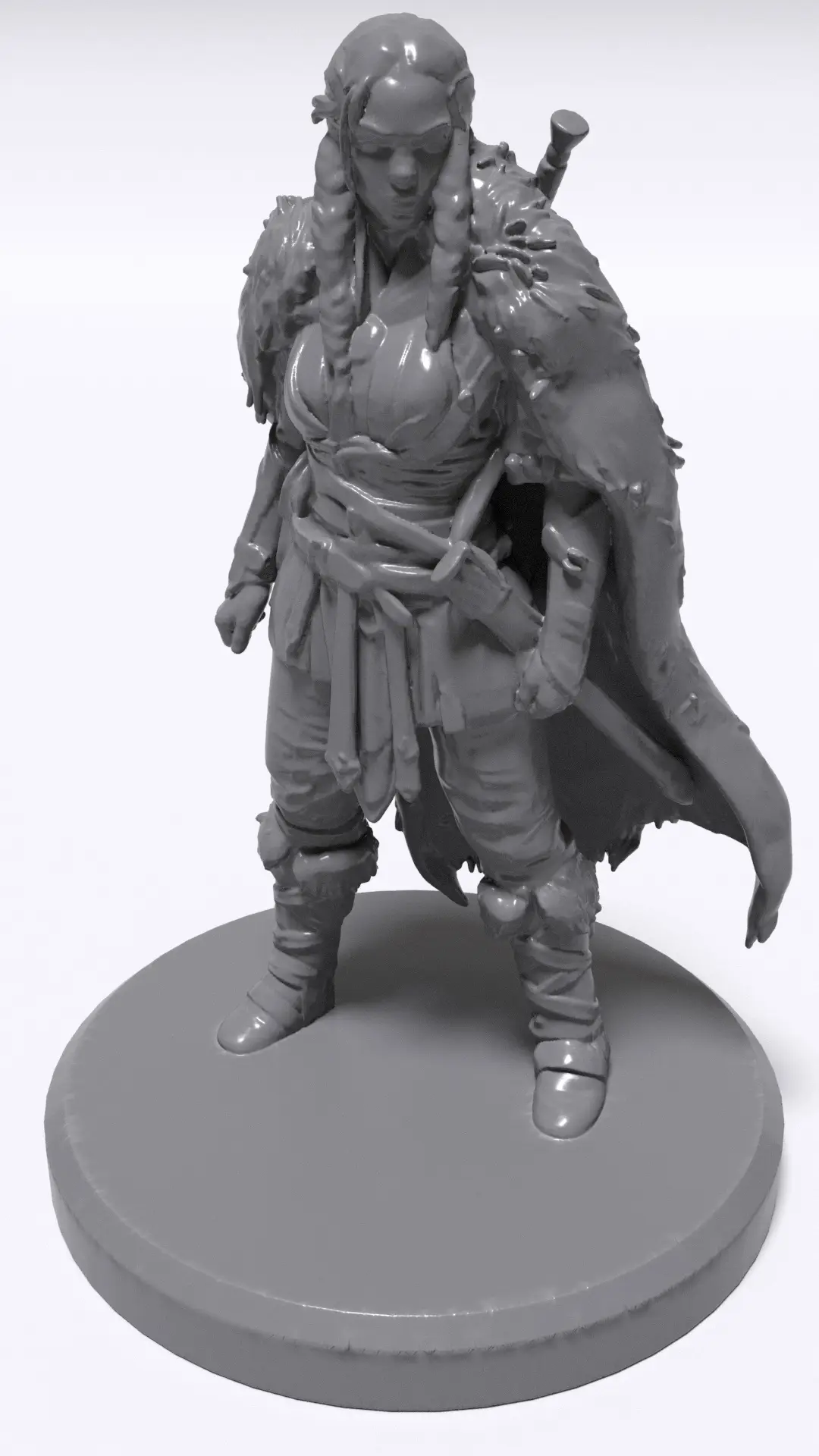 Lady Warrior — modelo 3D