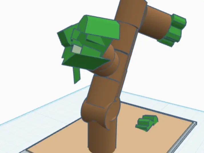 tree or bonsai with bush — modelo 3D