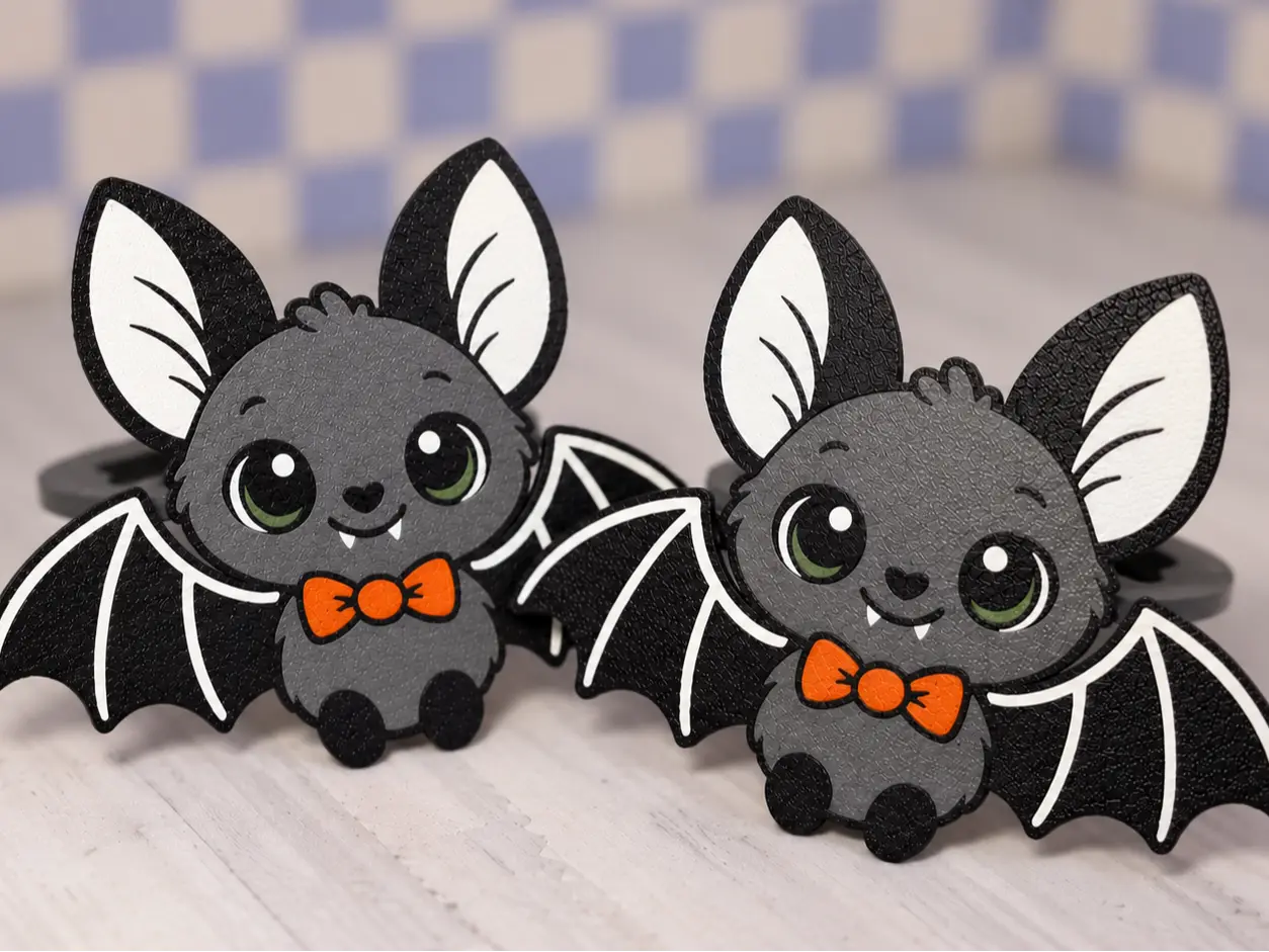 Cute Halloween Bat Curtain Tieback — modelo 3D