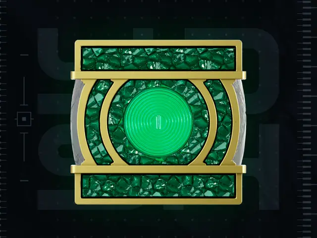 Green Ring 3D Printer STL File — modelo 3D