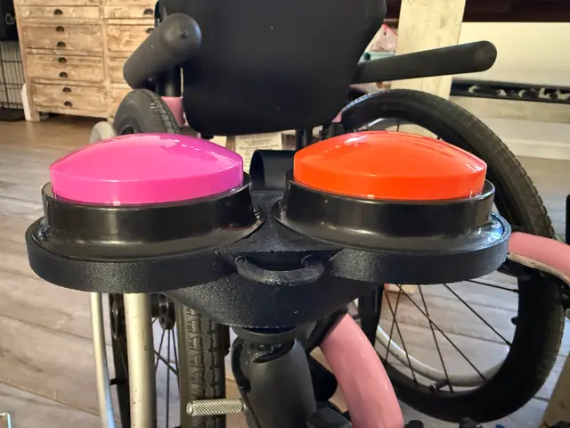 Talker Button Holder - non-verbal disability aid — modelo 3D