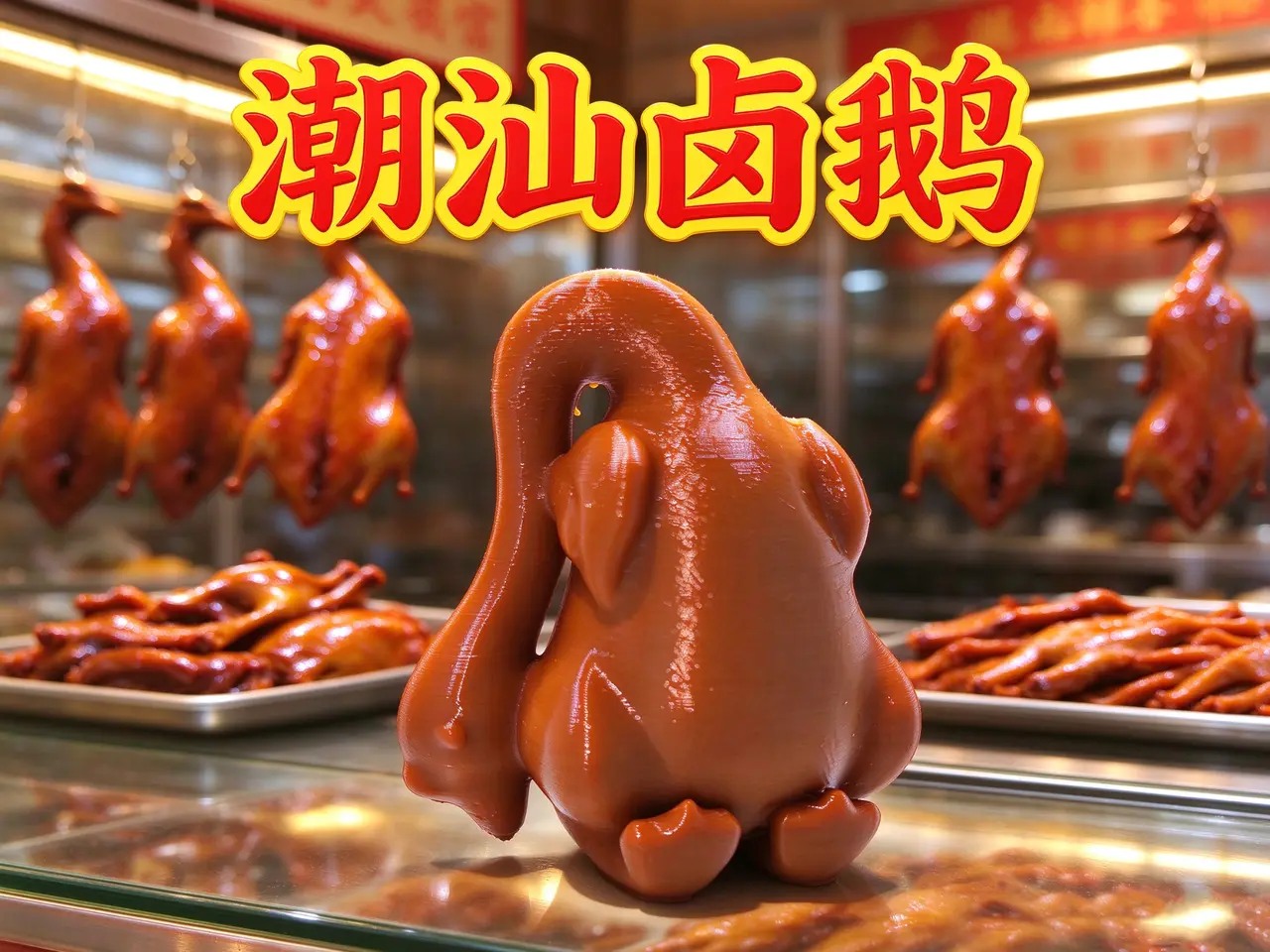 潮汕卤鹅 — modelo 3D