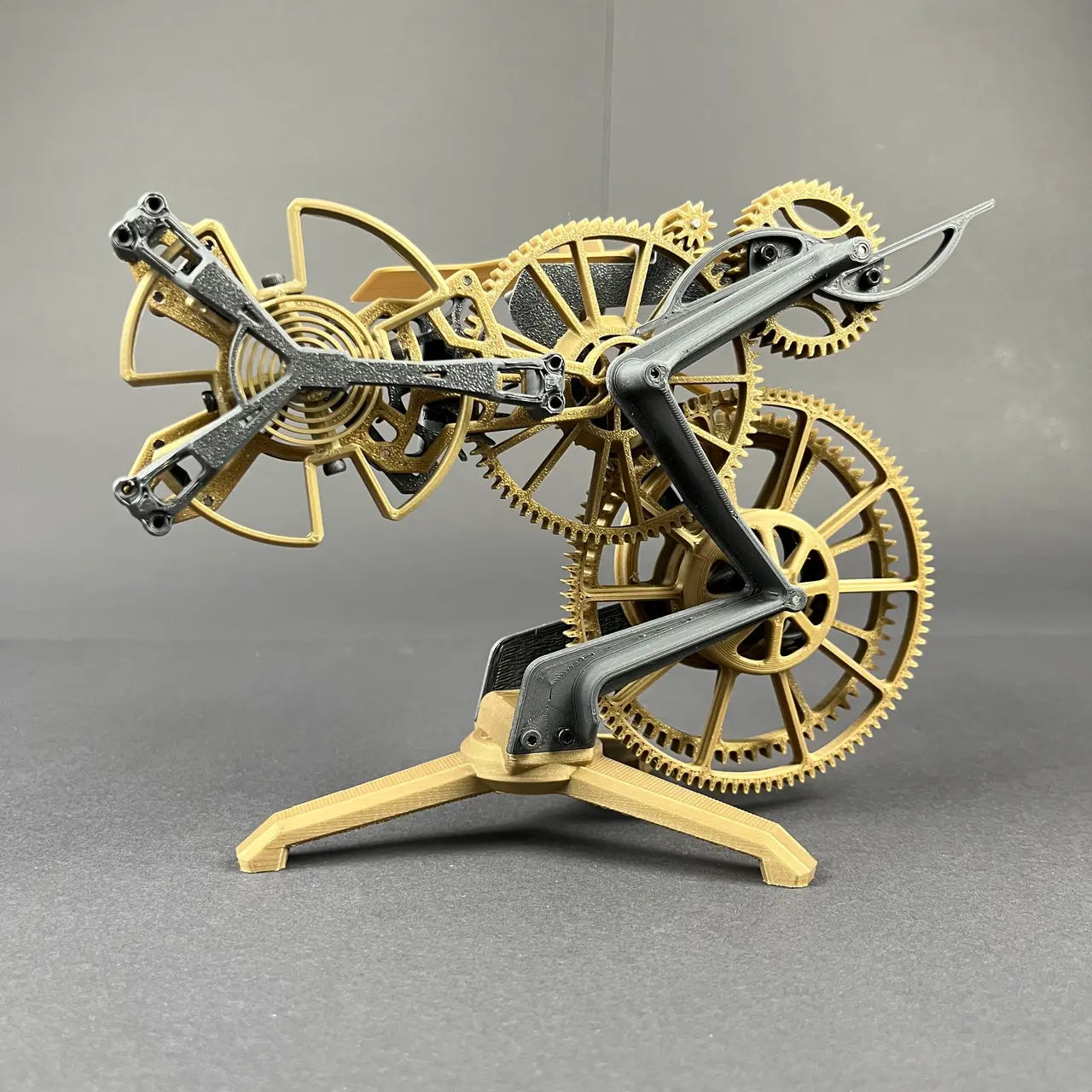 The remontoir d'égalité gravity escapement mechanism — modelo 3D