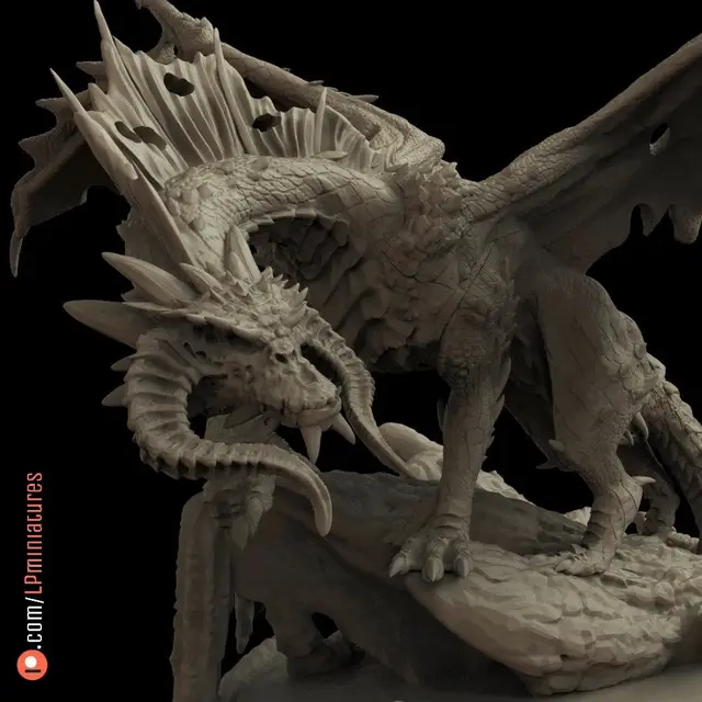 BLACK DRAGON (FAN-MADE) — modelo 3D