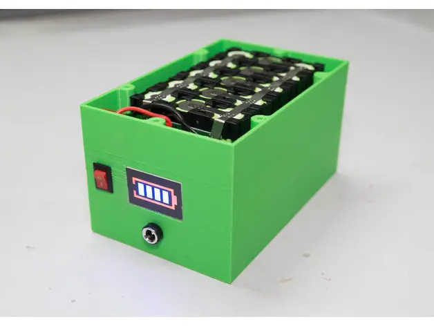 3S4P 18650 Battery Pack — modelo 3D