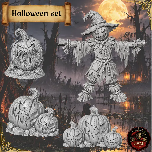 Halloween Free Set — modelo 3D