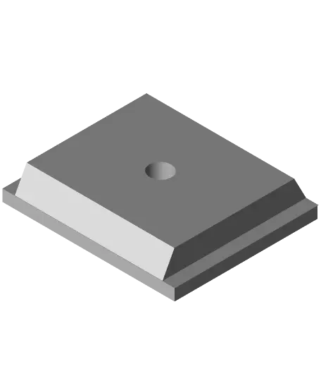 Velbon D450 Quick Release Plate — modelo 3D