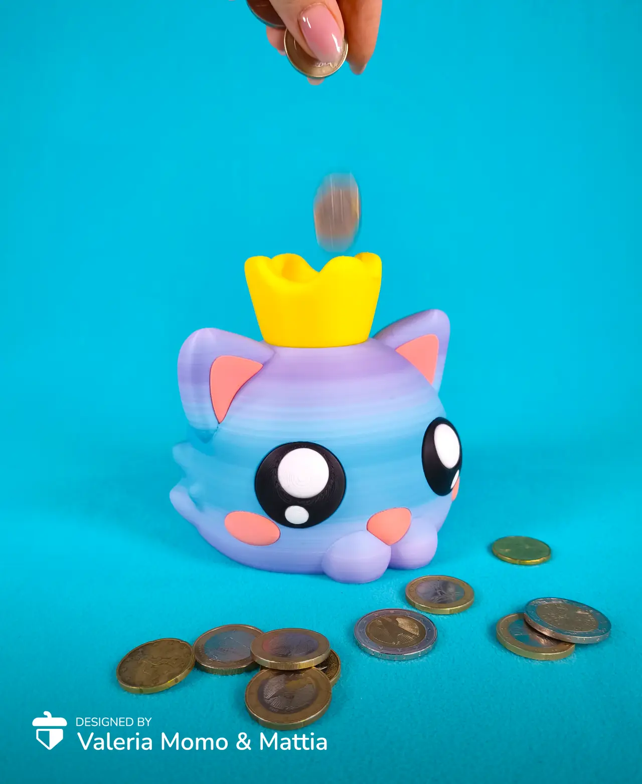 Cat Head Piggybank Design — modelo 3D