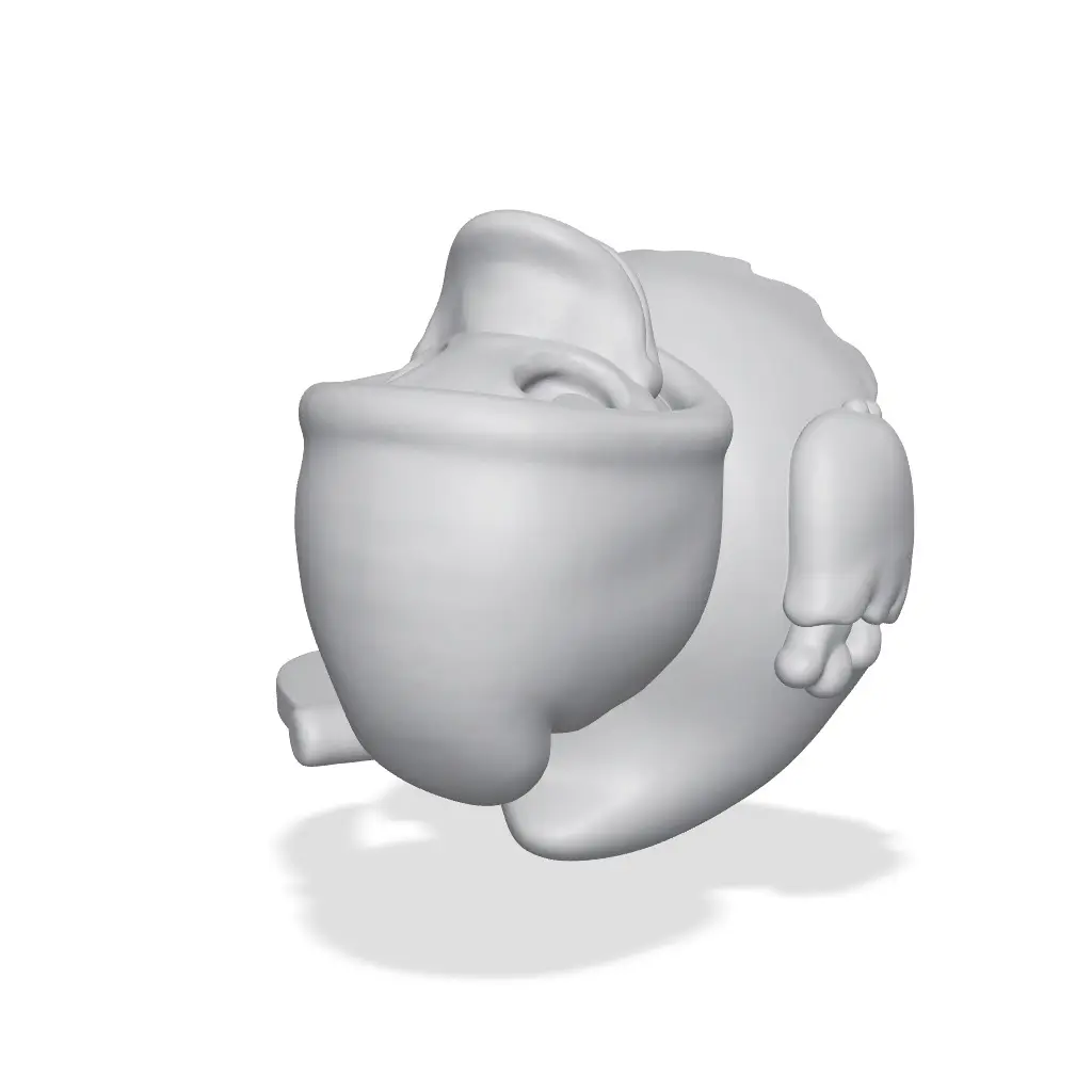Grim Reaper Rubber Duck - Halloween Figurine — modelo 3D
