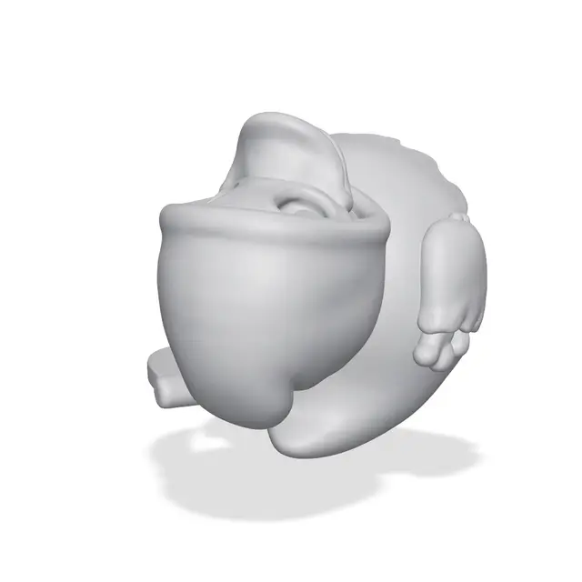 Grim Reaper Rubber Duck - Halloween Figurine — modelo 3D