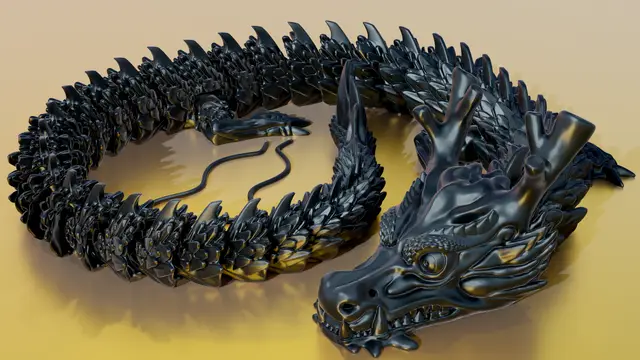The Chinese Articulated Dragon — modelo 3D