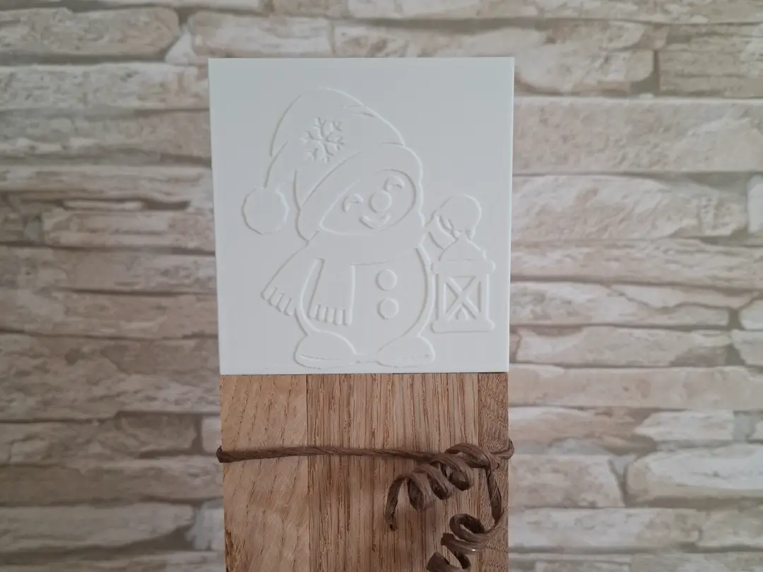 Klötzchenlampe §Schneemann" — modelo 3D