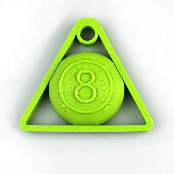 Cue Ball 8 Key Chain — modelo 3D