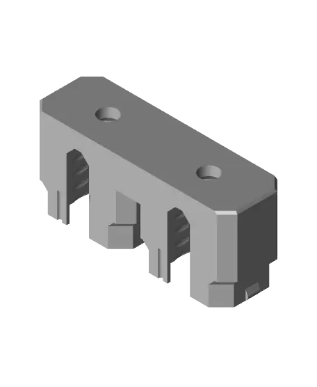 15 mm - Dual Offset Snaps (DS Part A) — modelo 3D