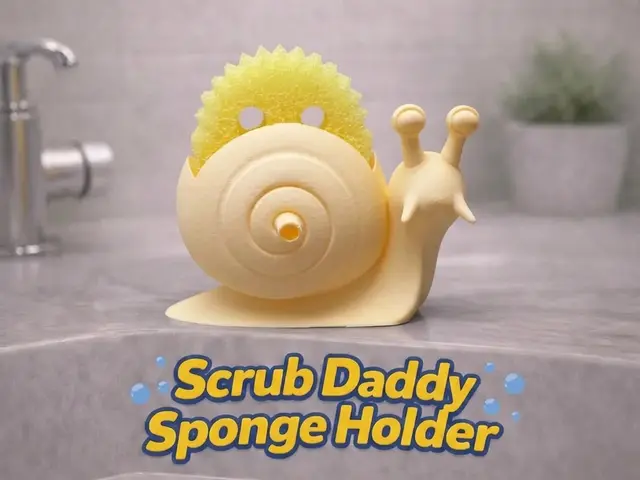 Shelly the Snail – Scrub Daddy Holder — modelo 3D