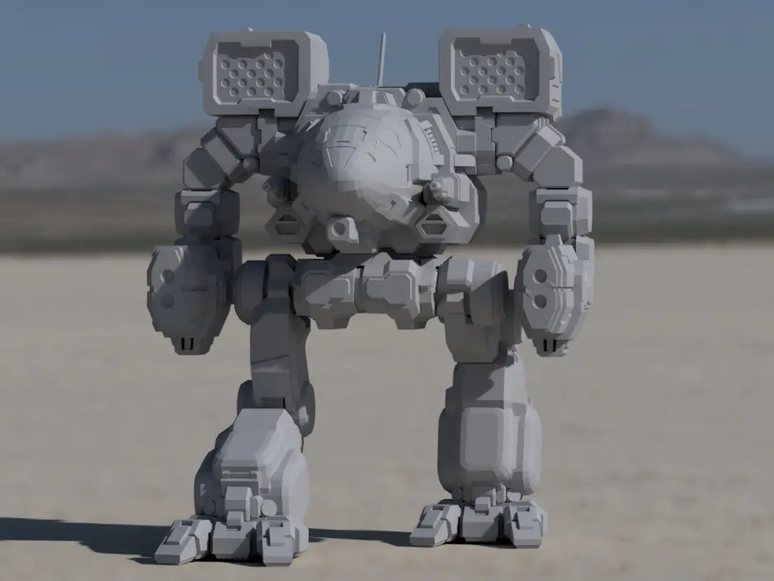 Timberwolf Prime, aka "Madcat" for Battletech — modelo 3D