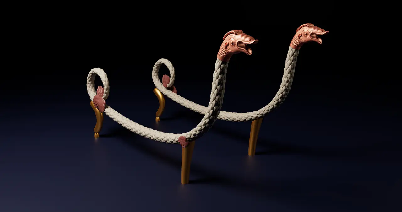 Chair-Animal Shaped Chair Legs-3dprints and CNC-wood — modelo 3D