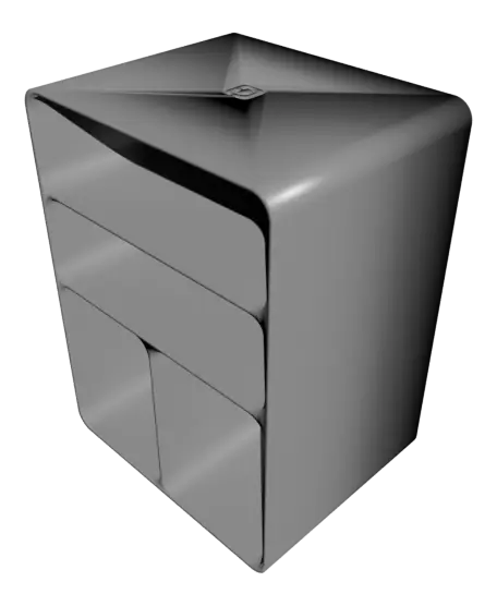 ModuCube | Modular Desk Storage Cube — modelo 3D