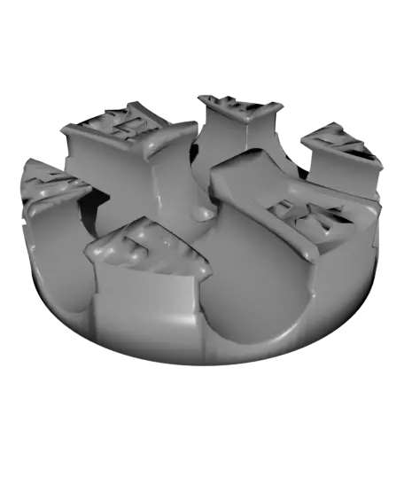 Hextraction - Decryption Tile — modelo 3D
