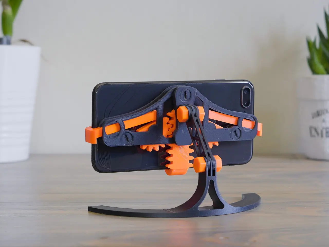 Mechanical Quick Grab/Release Phone Stand — modelo 3D