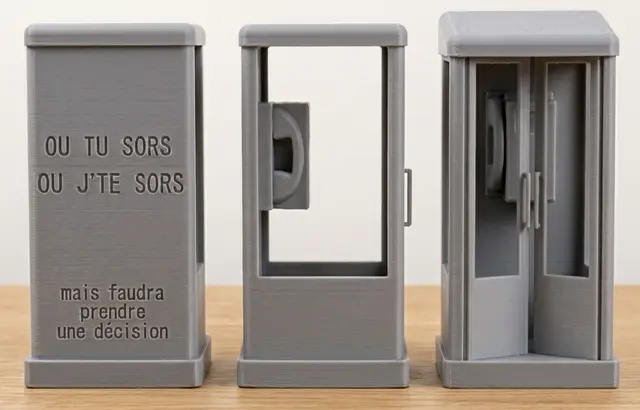 DIKKENEK ! cabine téléphonique — modelo 3D