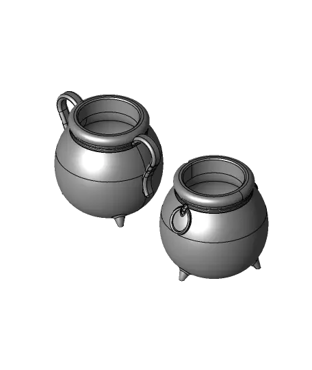 Can Cauldron - Mana Cana - 12oz Can Cup - Halloween Party Witches — modelo 3D