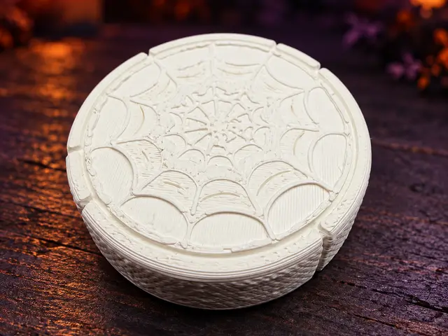 Cute Spiderweb Halloween Trinket Tray — modelo 3D