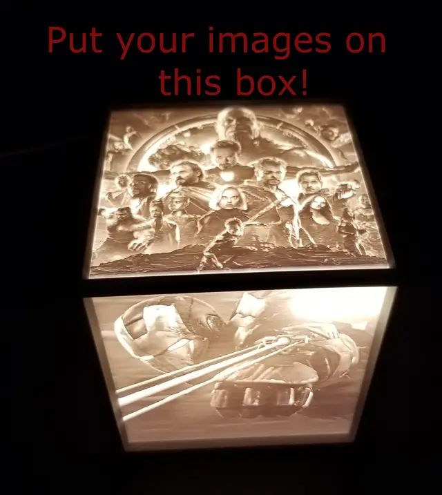 Lithophane Light Box — modelo 3D