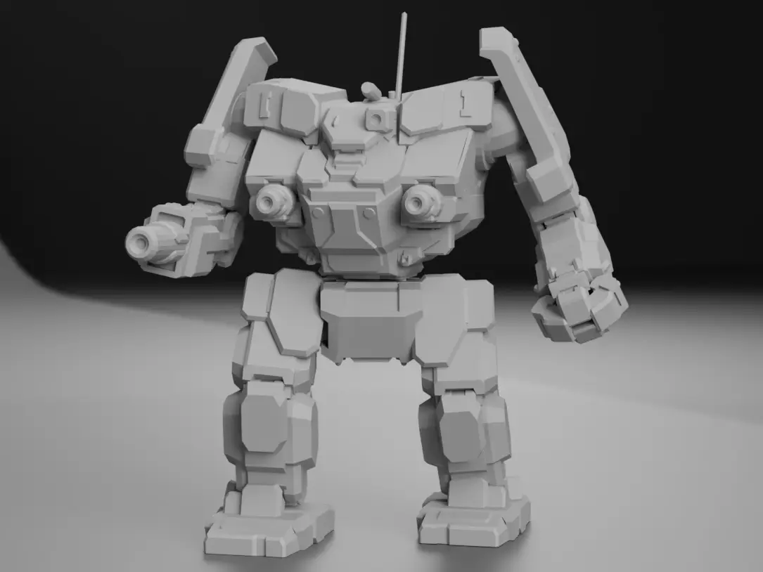 AWS-8Q Awesome for Battletech — modelo 3D