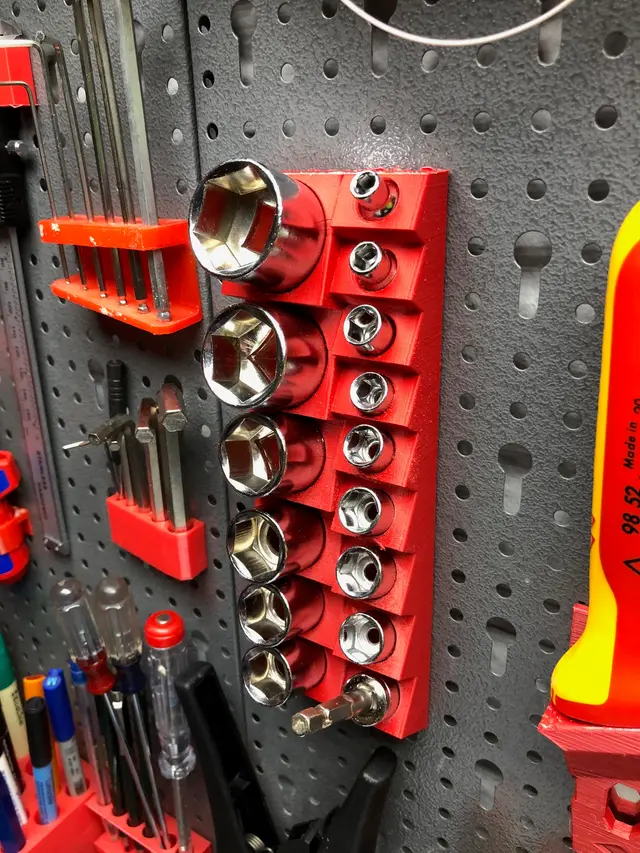 Socket Wrench / Ratchet holder — modelo 3D