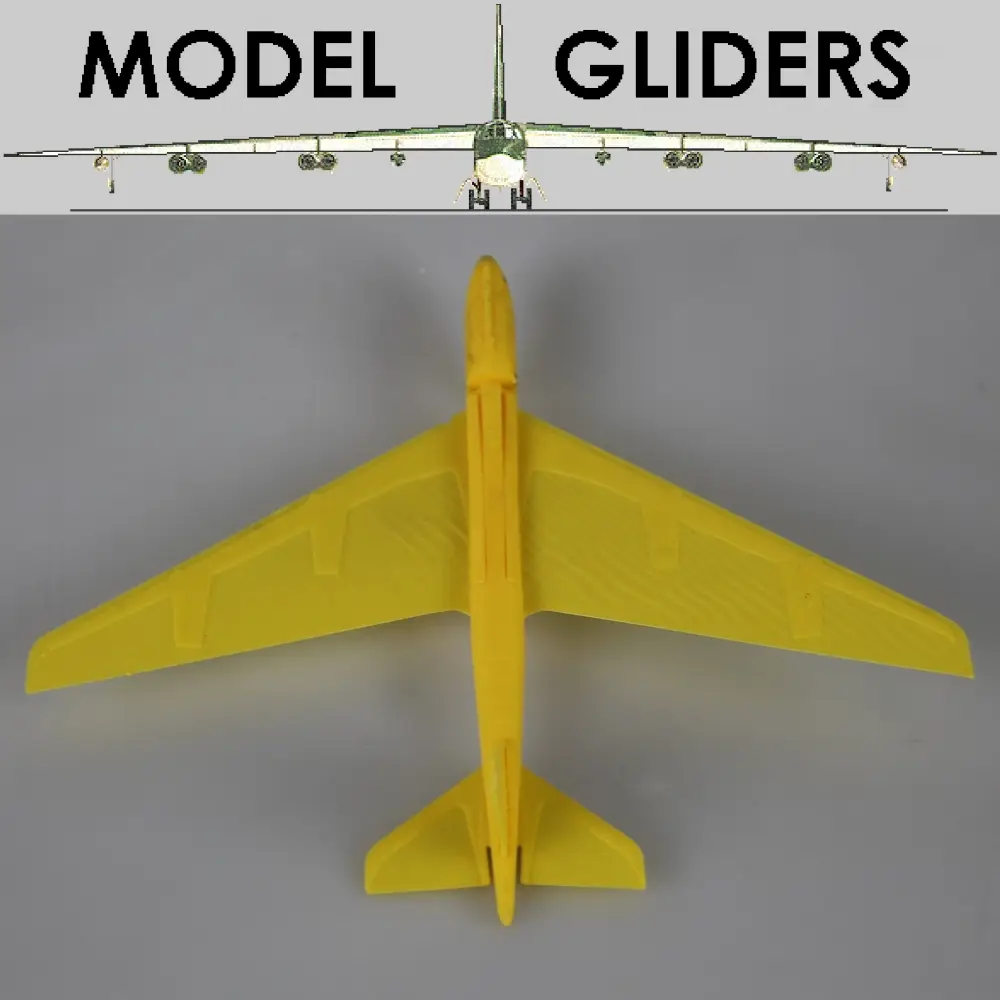 B52 Flying Glider Powered by an Elastic Band — modelo 3D