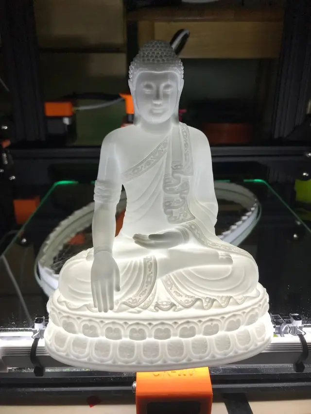 Hires Buddha (stronghero Ver) LED Light Base — modelo 3D