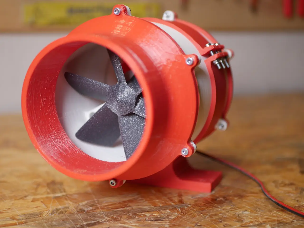 3D Printed Duct Fan With 775 Motor — modelo 3D