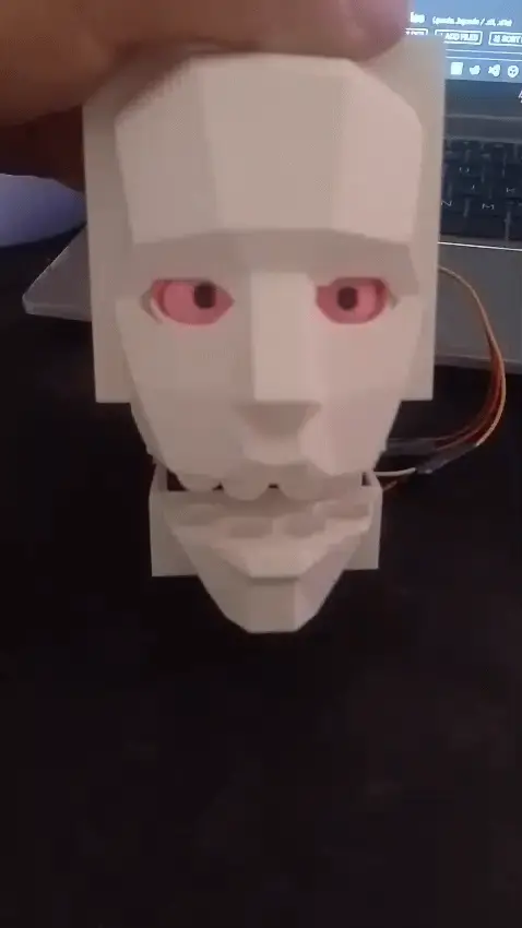 Animatronic's eye system. — modelo 3D