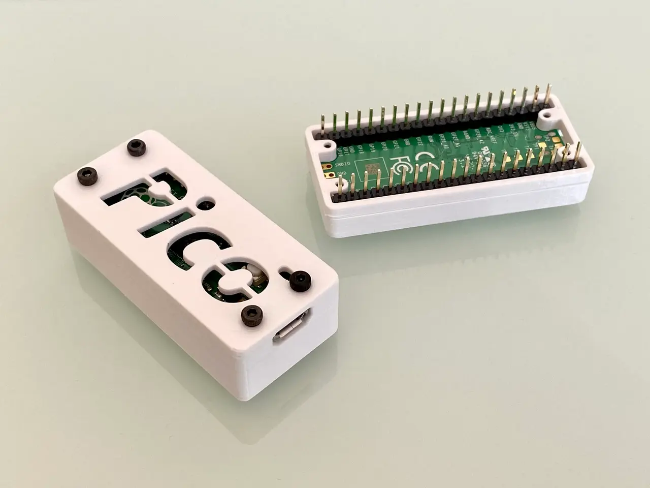 Slim modular Raspberry Pi Pico Case — modelo 3D