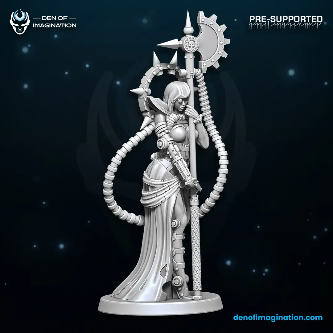 Tech Domina Pin-up — modelo 3D