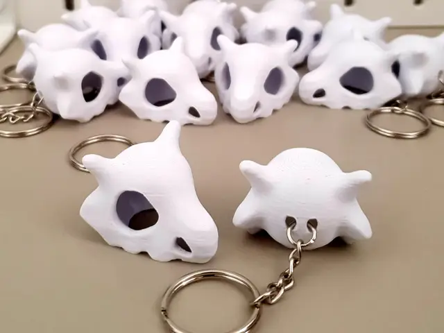 Cubone skull - Keychain — modelo 3D