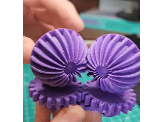 Spherical Gears CV joint — modelo 3D