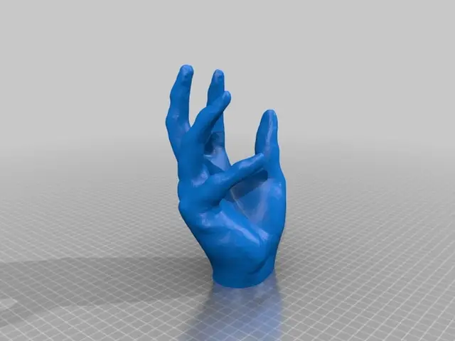 iPhone hand — modelo 3D