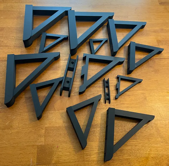 Shelf brackets with French Cleat Mount — modelo 3D