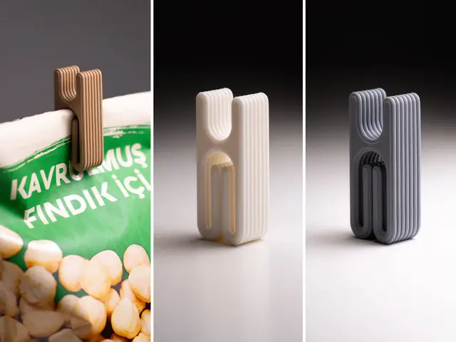 Mini Bag Clip | Bag Sealing Clip | Snack Bag Clip — modelo 3D