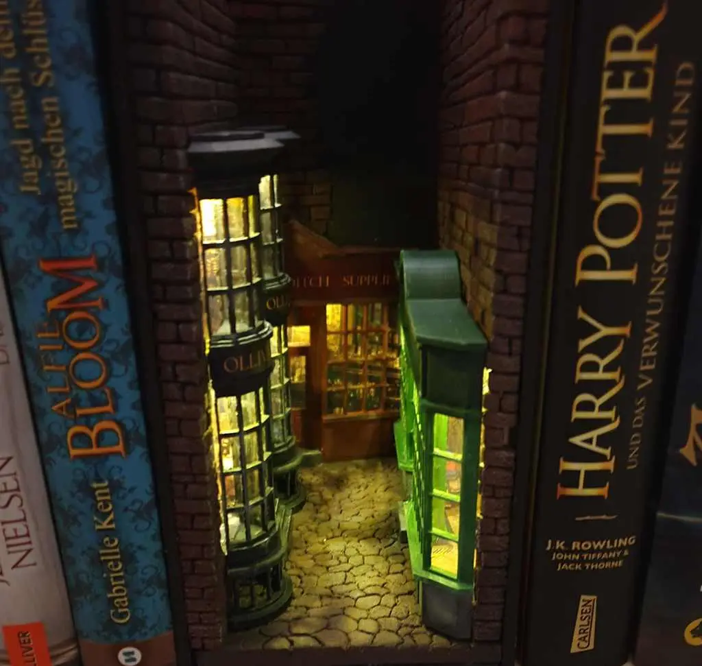 book nook Diagon Alley Harry Potter — modelo 3D