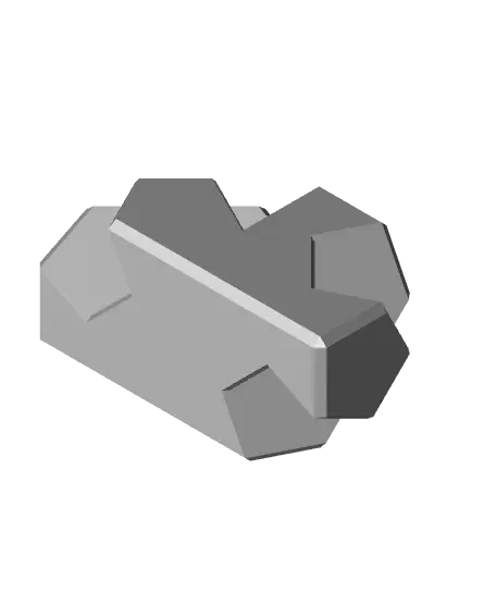 Tsugite Cube 2x2 Puzzle — modelo 3D