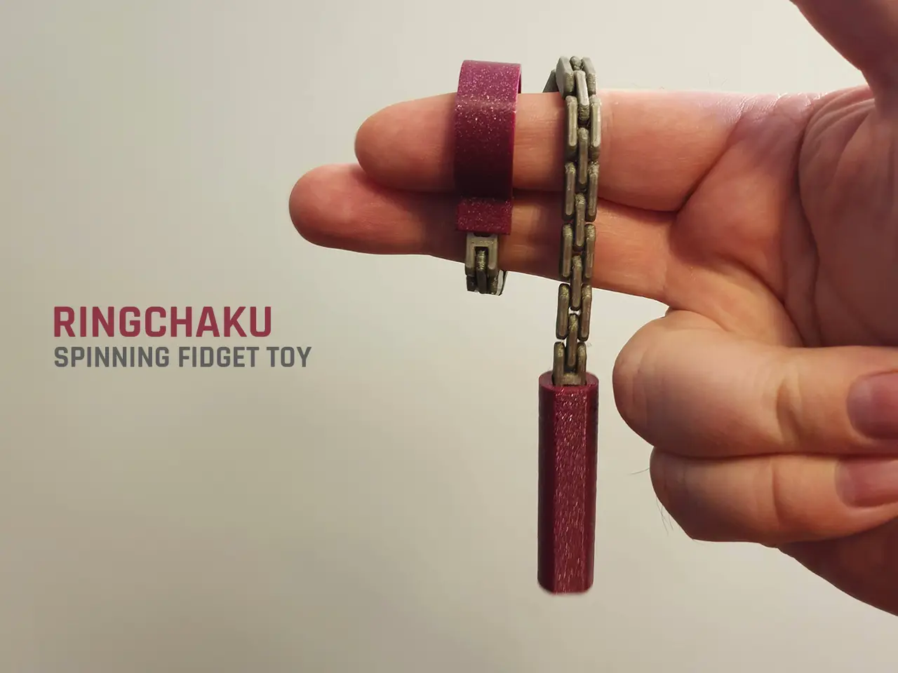 Ringchaku Spinning Fidget Toy — modelo 3D