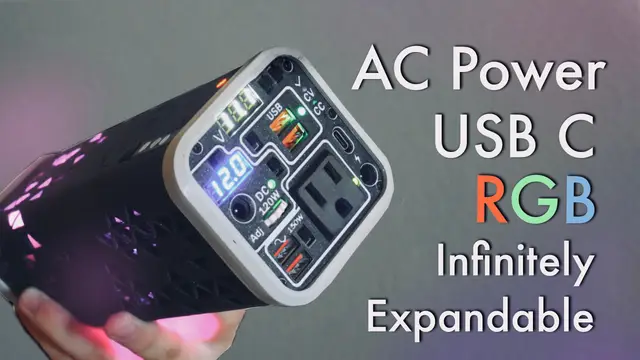 Ultimate 18650 Power Bank with Infinitely Expandable Capacity — modelo 3D