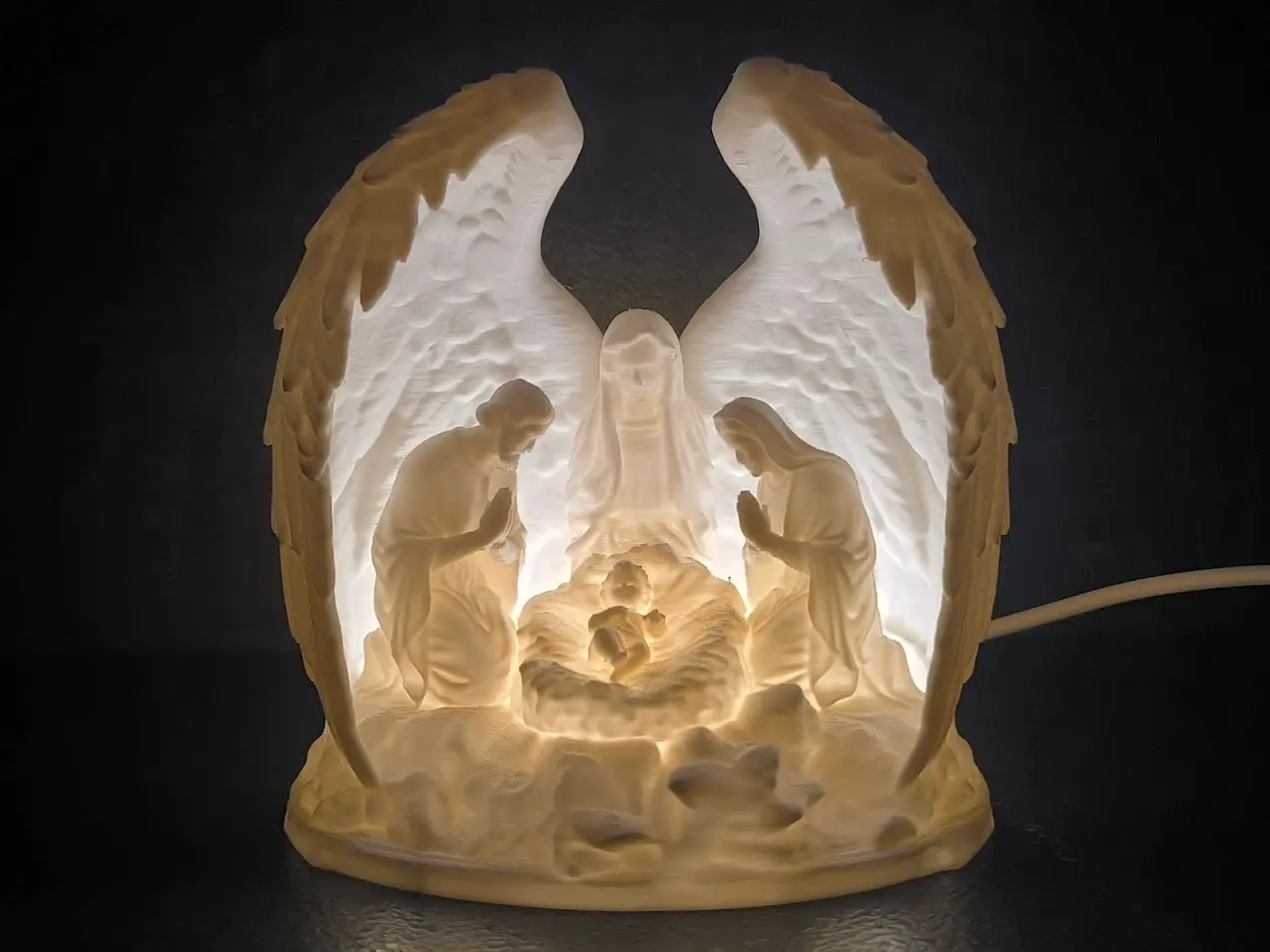 Illuminated Nativity Scene — modelo 3D