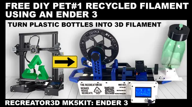 Recreator 3D MK5Kit Ender3 Pultrusion Unit — modelo 3D