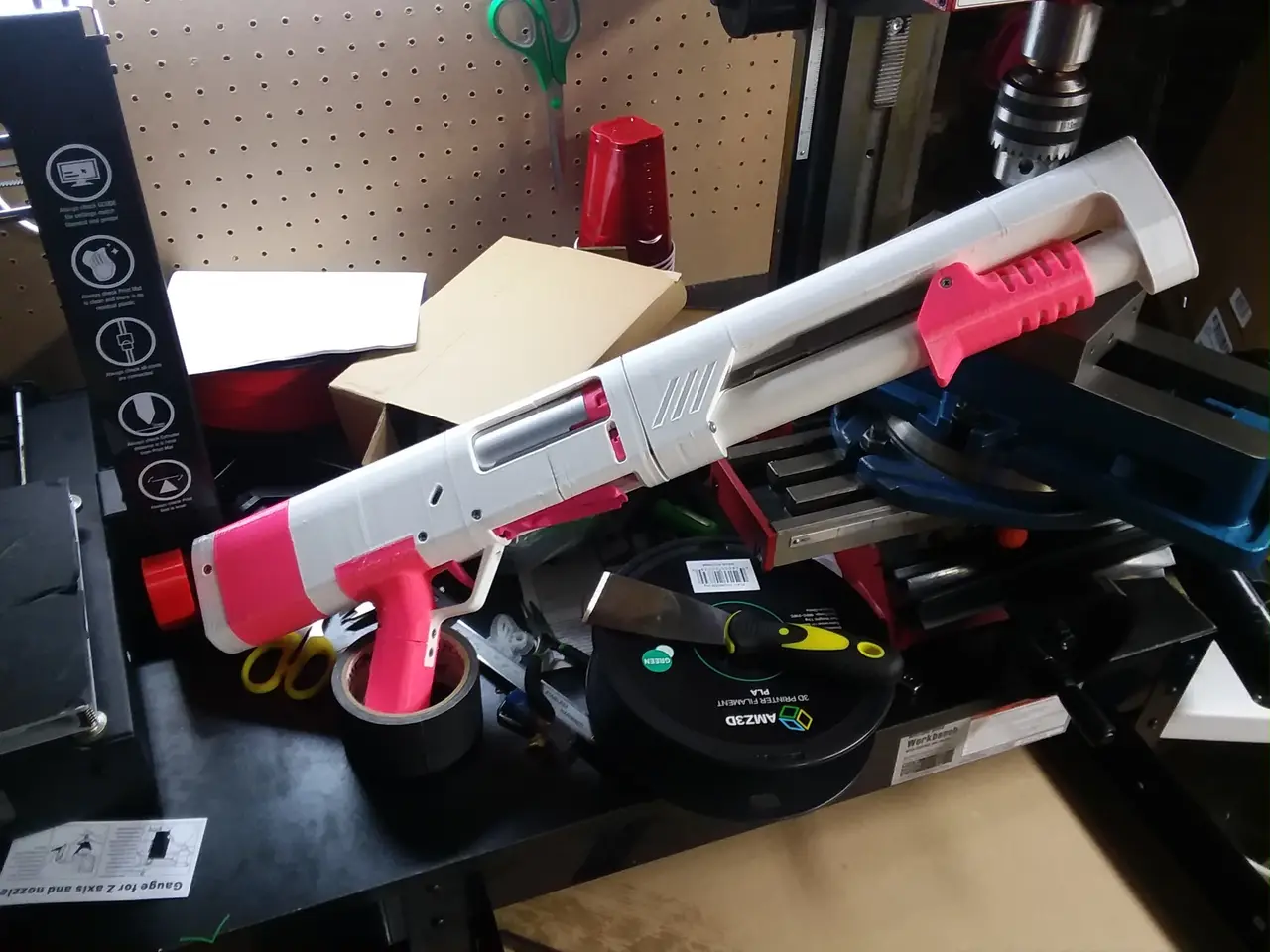 Spring Thunder - Shell Ejecting Foam Dart Blaster (WIP) — modelo 3D